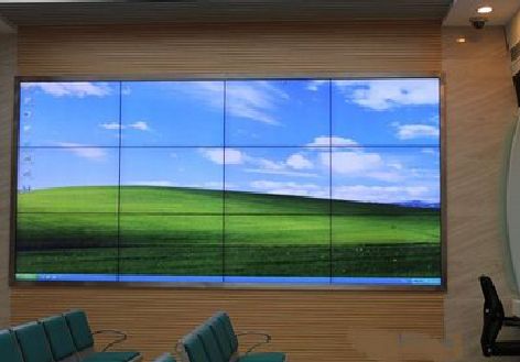 鲁甸液晶拼接屏的另类用法。